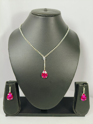 MehrasVirasat Alloy Silver Multicolor Jewellery Set(Pack of 1)