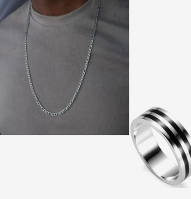 Neerajyoti Stainless Steel Silver Jewellery Set(Pack of 2)