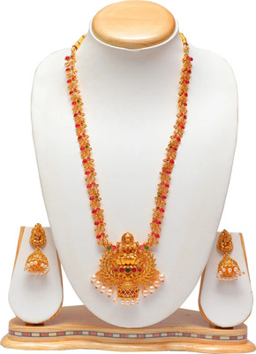 Swarajshop Alloy Gold-plated Gold Jewellery Set(Pack of 1)