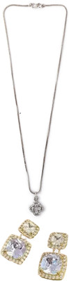 Gauri Fashions Stone Silver, Gold Jewellery Set(Pack of 1)