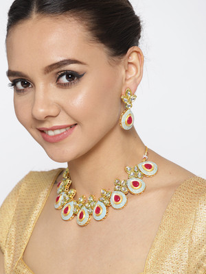 ANOUK Alloy Gold-plated Multicolor Jewellery Set(Pack of 3)