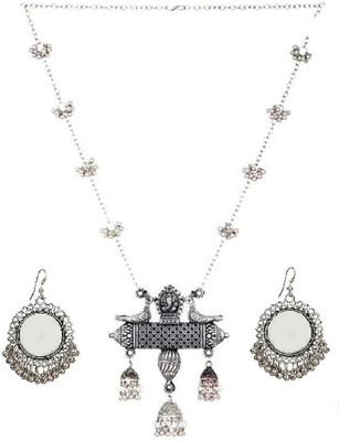COSMO DUST JEWELLERY WITH DEVICE Oxidised Silver Silver Jewellery Set(Pack of 1)