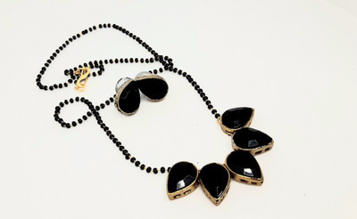 JN Handicraft Brass Gold, Black Jewellery Set(Pack of 1)