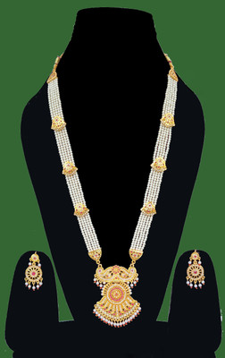 Rhosyn Brass, Alloy Gold-plated Gold, Multicolor Jewellery Set(Pack of 1)