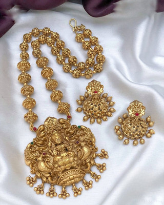 Rangrozo Jewellery Brass, Alloy Gold-plated Gold Jewellery Set(Pack of 1)