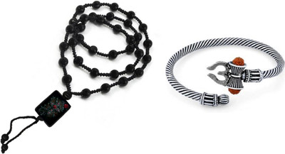 KINGSTYLEIMPEX Dori, Alloy Black, Silver Jewellery Set(Pack of 1)
