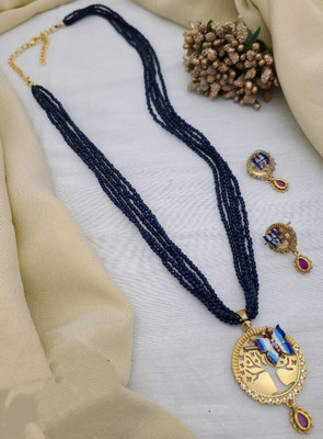 SHIVAY FASHION HUB Alloy Gold-plated Gold Jewellery Set(Pack of 1)