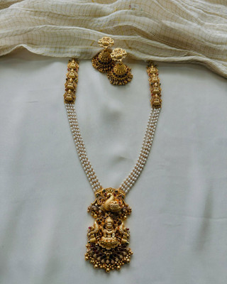 Rangrozo Jewellery Brass, Alloy Gold-plated Gold Jewellery Set(Pack of 1)