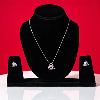 GIFTARIAA Sterling Silver Sterling Silver Silver Jewellery Set(Pack of 1)