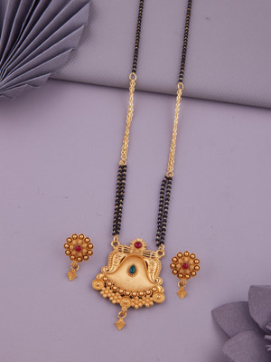 BELLADOR Alloy Gold-plated Multicolor Jewellery Set(Pack of 1)