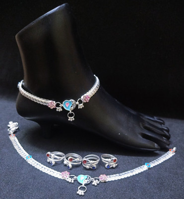 SONU SELECT Alloy Silver Jewellery Set(Pack of 1)
