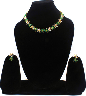 BELLACRAZE Copper Silver White Jewellery Set(Pack of 3)