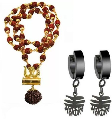 KVISHKA - Everything you need is Stainless Steel Gold-plated Gold, Black Jewellery Set(Pack of 1)