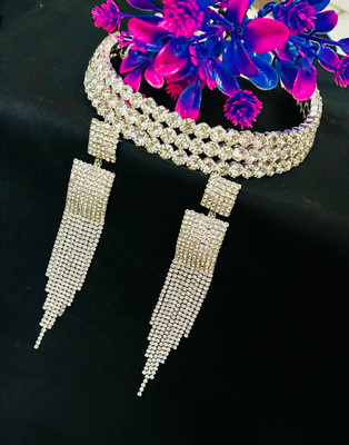AMAAN TRADERS Alloy Silver Jewellery Set(Pack of 3)