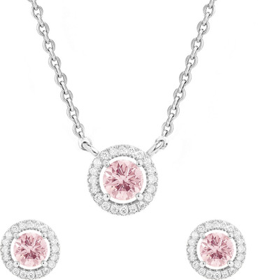MINUTIAE Brass Silver Jewellery Set(Pack of 1)