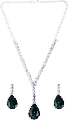 Opus Gems Alloy Green Jewellery Set(Pack of 1)