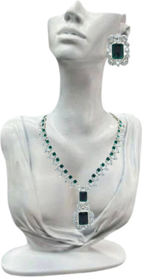 URBANELA Brass Silver Jewellery Set(Pack of 2)