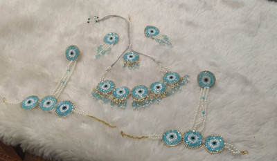 situ creation Fabric Multicolor Jewellery Set(Pack of 6)