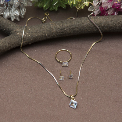 Creative Frogs Alloy Gold-plated Gold Jewellery Set(Pack of 1)