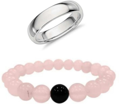 house of common Alloy Sterling Silver, Silver Pink, Silver, Black Jewellery Set(Pack of 2)