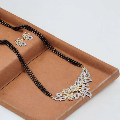 CLONEO Alloy Gold-plated White Jewellery Set(Pack of 3)