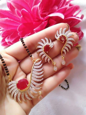 Lathar Alloy Gold, Black Jewellery Set(Pack of 1)