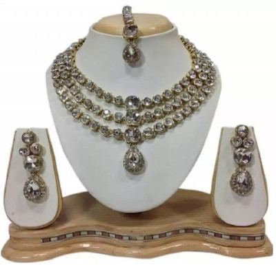 CATALYST Brass Brass White Jewellery Set(Pack of 1)