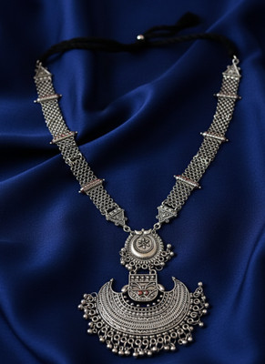 Abhinav Alloy Silver Silver Jewellery Set(Pack of 1)