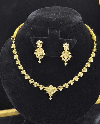 SL Enterprises Stainless Steel Gold, Silver Jewellery Set(Pack of 1)