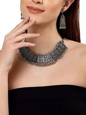 house of common Alloy Black Jewellery Set(Pack of 1)