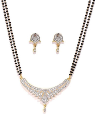ADITYA COLLECTION Alloy Silver Silver Jewellery Set(Pack of 1)