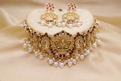 HARIPRIYA JEWELLS Alloy Multicolor Jewellery Set(Pack of 1)