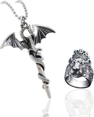 Gift Nest Stainless Steel Rhodium Silver Jewellery Set(Pack of 1)