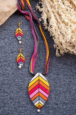 SHILPOGRAM Terracotta Multicolor Jewellery Set(Pack of 1)