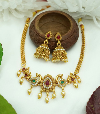 BHARGAV ART Alloy Multicolor Jewellery Set(Pack of 1)