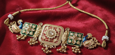 SHIVAM COLLECTION Alloy Gold-plated Gold Jewellery Set(Pack of 3)