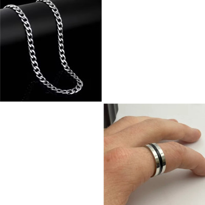 Vipunj Alloy Sterling Silver Silver, Black Jewellery Set(Pack of 1)