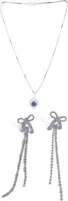 Aarav Creations Alloy Silver, Silver Jewellery Set(Pack of 1)
