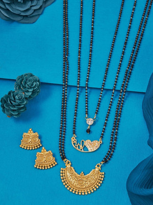 ANOUK Brass Gold-plated Multicolor Jewellery Set(Pack of 1)