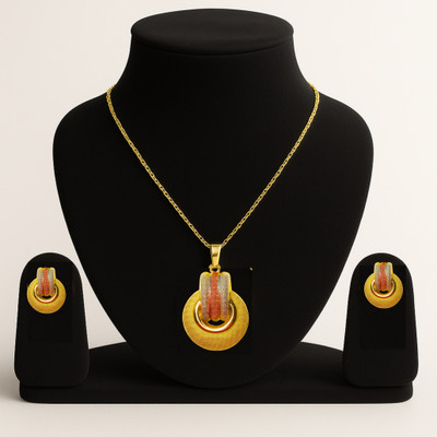 Mast Mola Stainless Steel Gold Jewellery Set(Pack of 1)