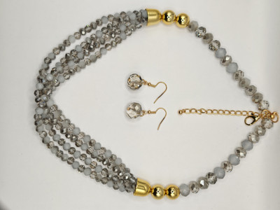 sapraa trends Copper Gold-plated Multicolor Jewellery Set(Pack of 3)