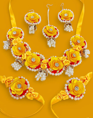 Ruhi Fabric Multicolor Jewellery Set(Pack of 1)
