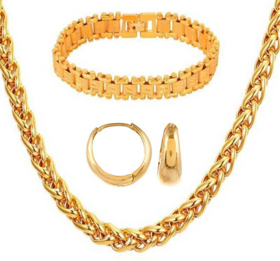 KJ Verma Brass Gold Jewellery Set(Pack of 1)