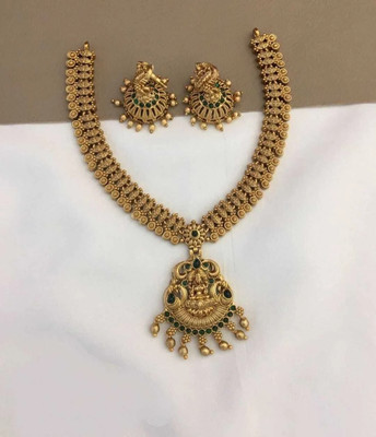 Shilpa Creation Alloy Green Jewellery Set(Pack of 1)