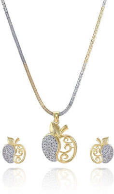Lathar Alloy Gold, Silver Jewellery Set(Pack of 1)