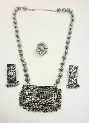 AnEk Good Alloy Silver Jewellery Set(Pack of 1)