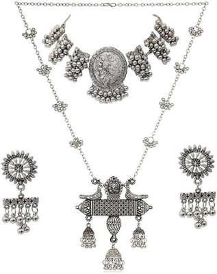 house of common Alloy Sterling Silver Silver Jewellery Set(Pack of 1)