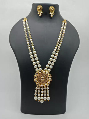 CATALYST Alloy Gold-plated Black, White Jewellery Set(Pack of 1)