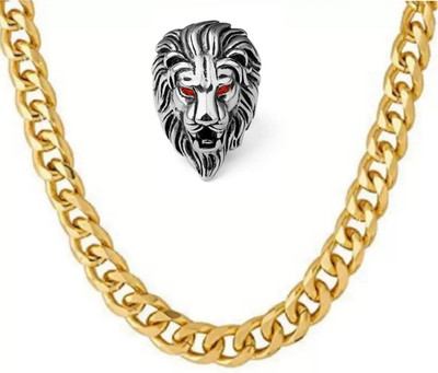 Vedansh Brass, Sterling Silver Sterling Silver, Gold-plated Silver, Gold Jewellery Set(Pack of 2)