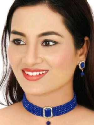 abdur raheem jewellers Stone Blue Jewellery Set(Pack of 1)